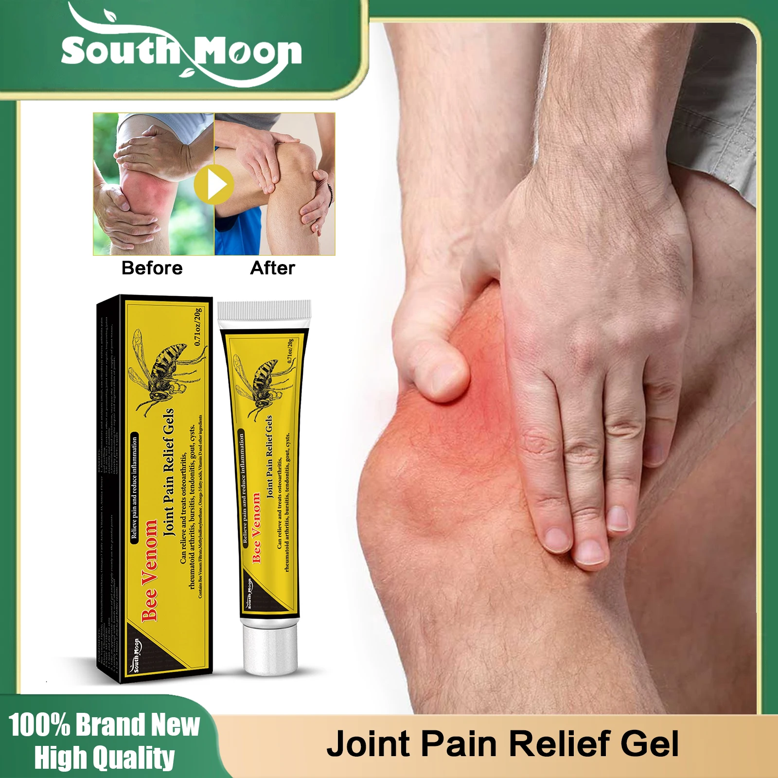 

Joint Pain Relief Gel Effective Relieve Rheumatoid Arthritis Muscle Sprain Treatment Cervical Spondylosis Joint Massage Gel 20g