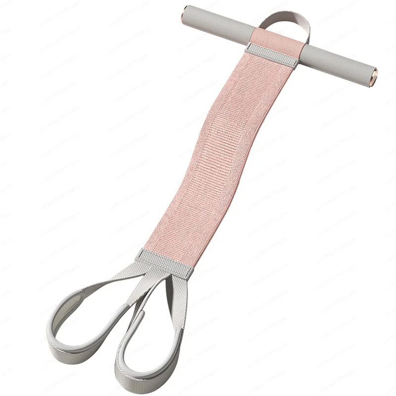 Rodillo abdominal y bandas de resistencia para anclaje de pie, herramienta de asistencia para abdominales para entrenamiento de núcleo, brazos y piernas, gimnasio en casa