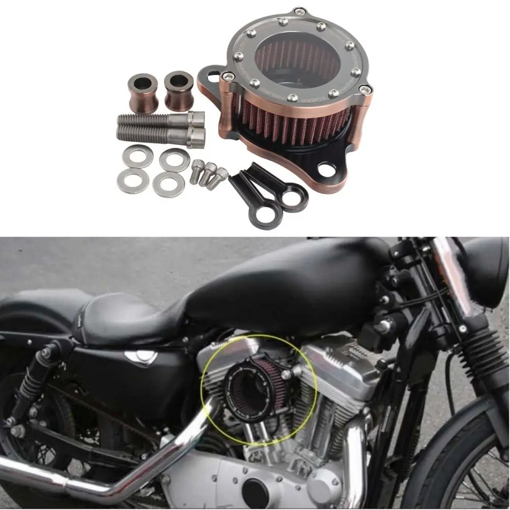 

Motorcycle Accesories Air Filter For Harley Sportster XL883 1200 48 72 Iron Nightster 1991-2023 Air Cleaner Intake System Kits