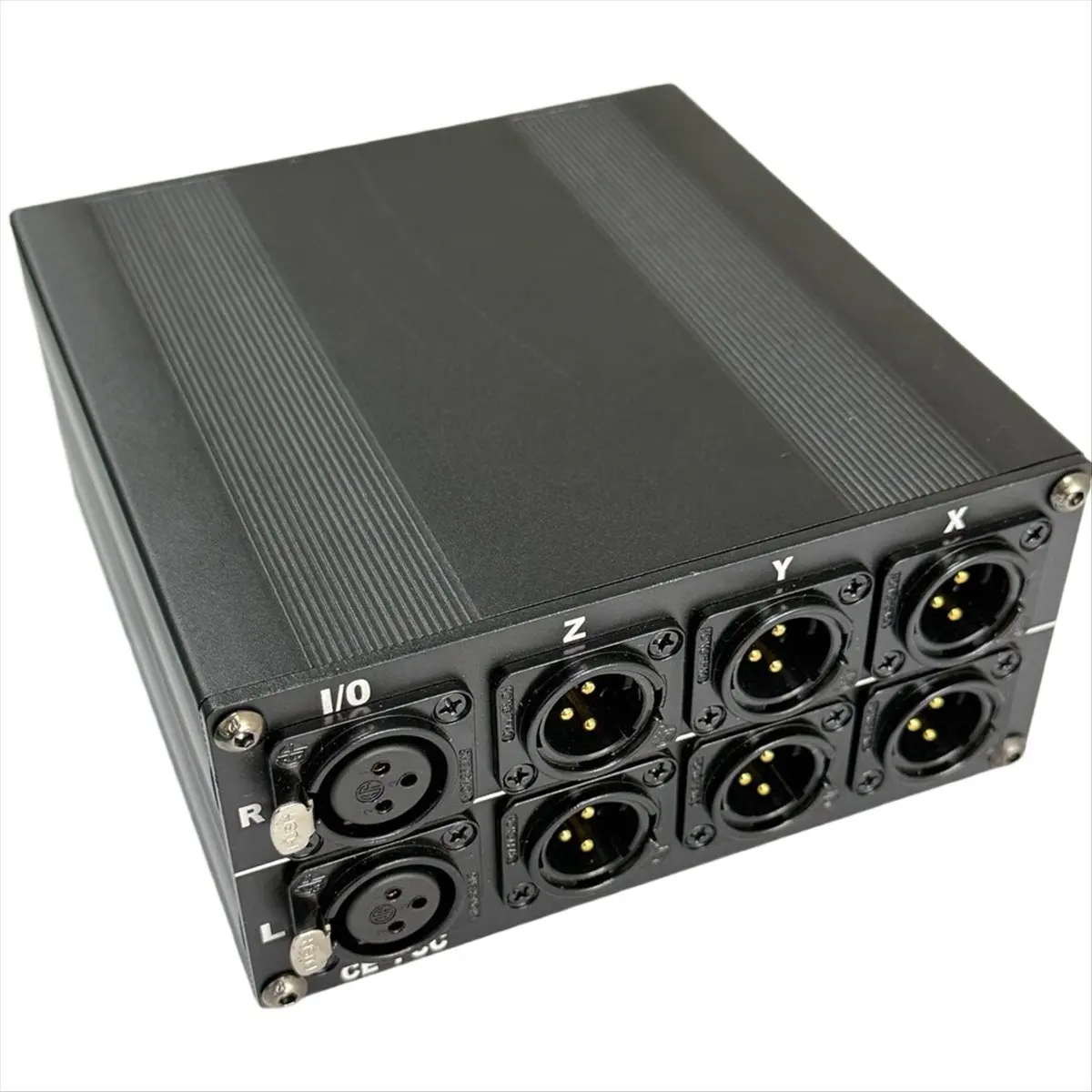 DT89 HOT 3-Way Passive Stereo Audio Switcher XLR 3-Male 1-Female Switcher Out or 1 in 3 Out Splitter Box XLR