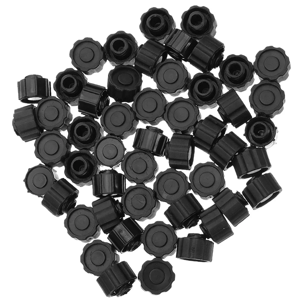 25 Pcs Syringe Plug Applicator Tip Cap Caps Pointed Hat Accessories Adapter for Bottles