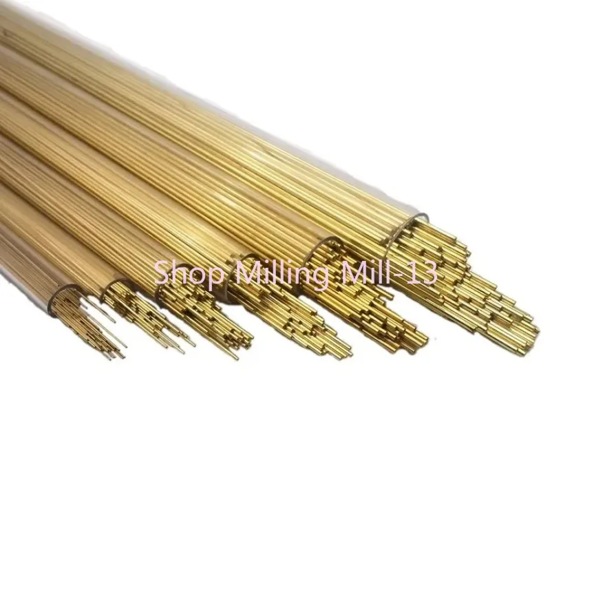 Imagem -04 - Único Furo Latão Cobre Tubo para Máquina de Perfuração Edm Corte do Fio Edm Eletrodo de Execução Lenta Consumíveis Piercing Tool