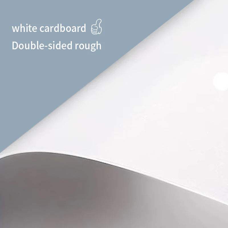 A4 White Hard Thicked Paper Ivory White Cardboard 1mm 1.5mm 2mm 3mm Paperboard For DIY Handmade Mould Album Cover Package