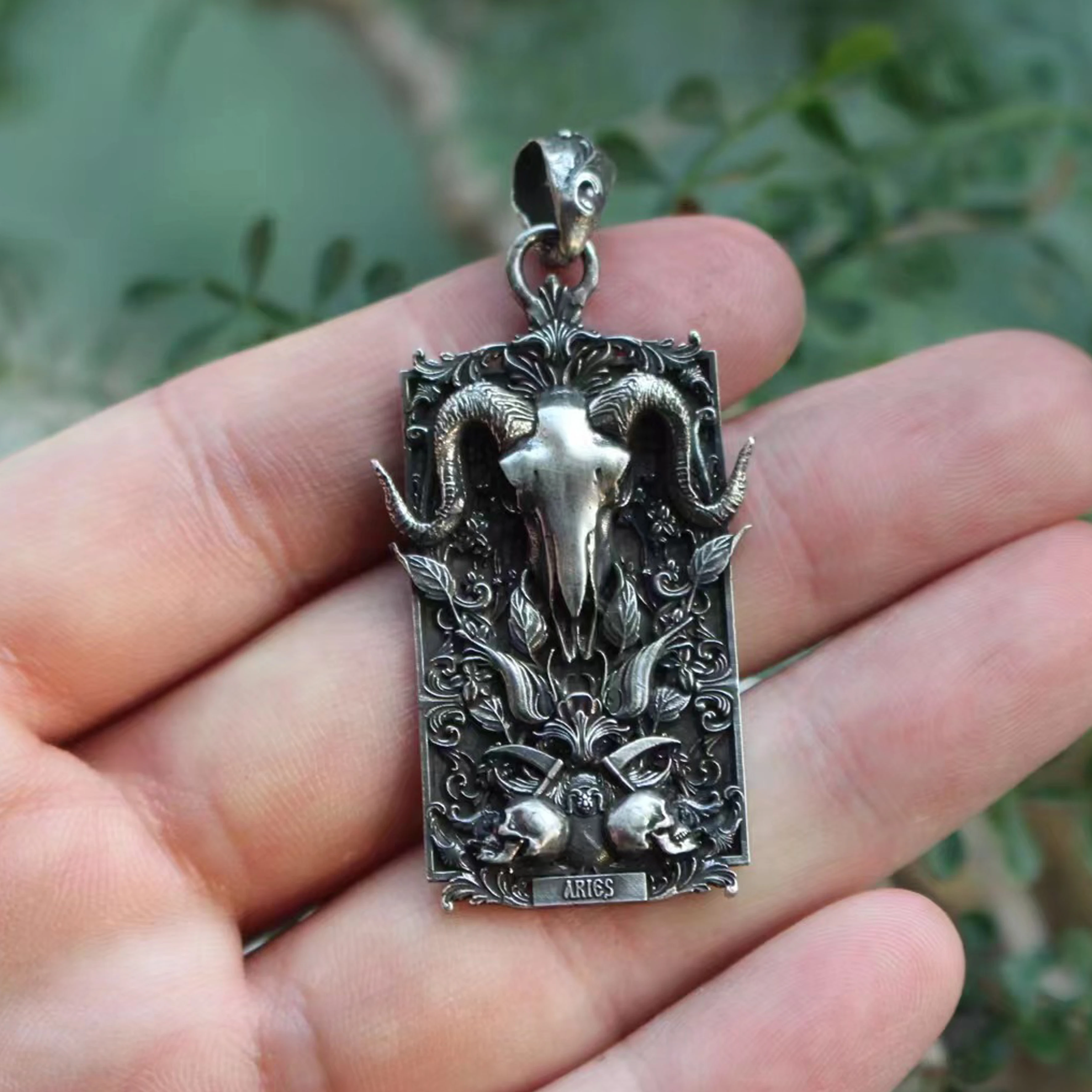 S925 Silver Devil King · Satan Pendant