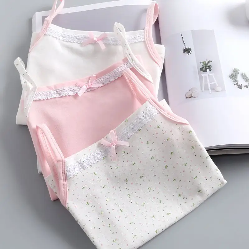 Girls' Tank Top All Cotton 2023 Summer Children's Wear Baby Pure Cotton Class A Sleeveless Baby Tank Top Women's Treasure Summer