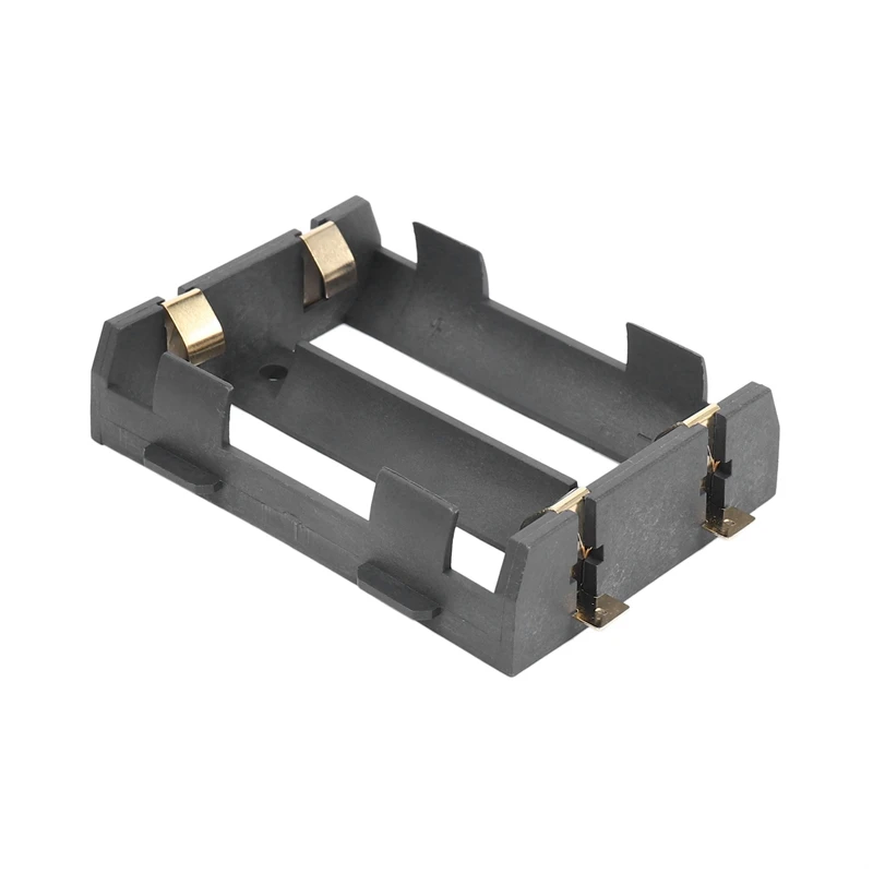 10Pcs/Lot 2 X 26650 Battery Holder SMD With Bronze Pins 26650 Battery Storage Box TBH-26650-2C-SMT