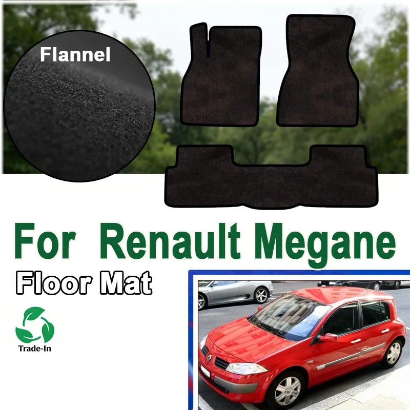 

Фланелевые коврики для Renault Megane 2 II MK2 2003-2008: Накладки на пол, ковровые покрытия, защитные накладки на ступни, наклейки
