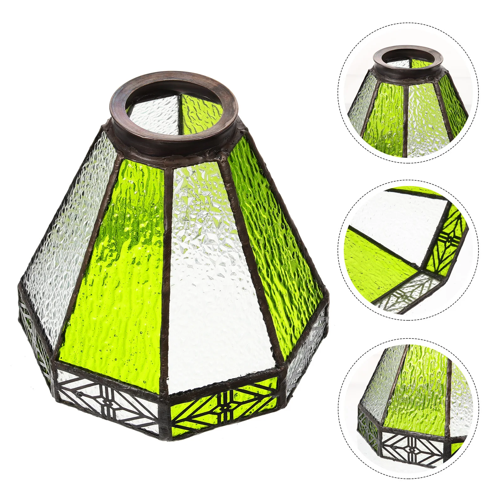 

Style Lamp Shades Chandelier Lampshade Retro Decoration Glass Pendant Light Replacement Ceiling