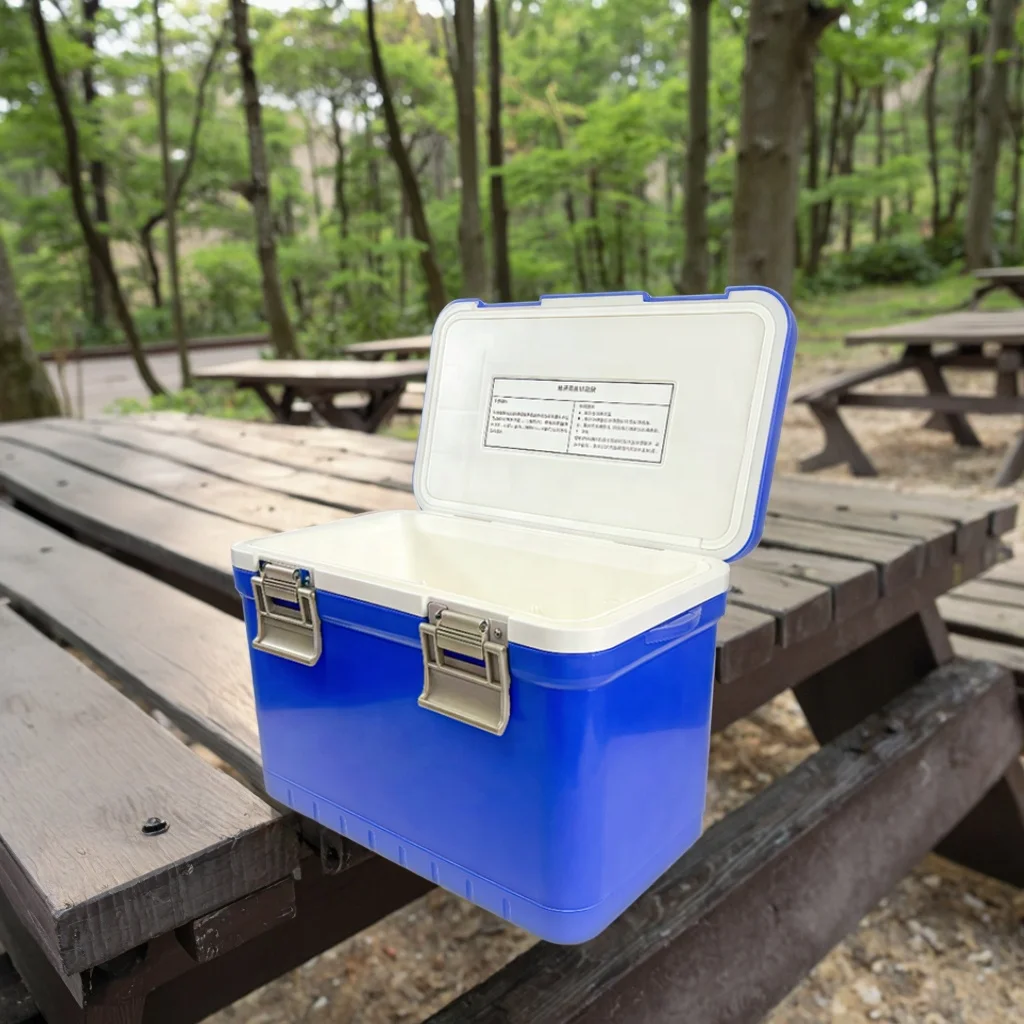 10L حقن صب الباردة سلسلة برودة Pp صندوق مانعة للتسرب دائم 10l تخزين المواد الغذائية صندوق معزول صندوق معزول #1