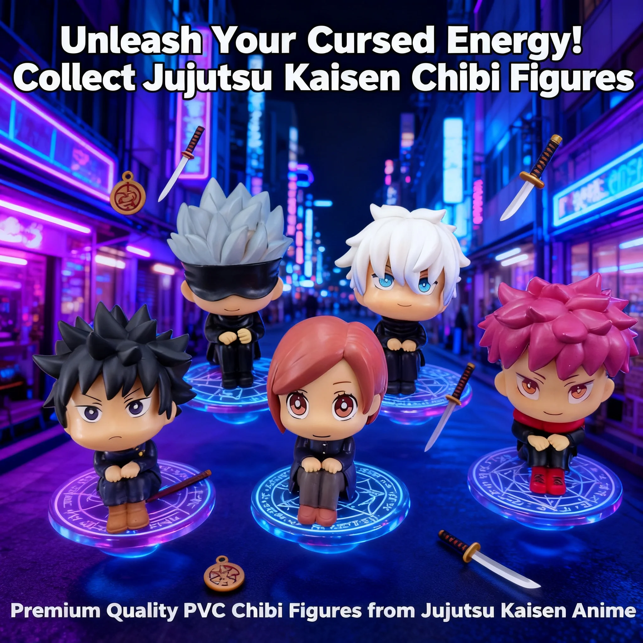 

Аниме-фигурка Jujutsu Kaisen: Годжо Сатору, Юдзи Итадори, Гашапон, модель игрушки, мультяшный персонаж, декор для автомобиля, коллекционная фигурка