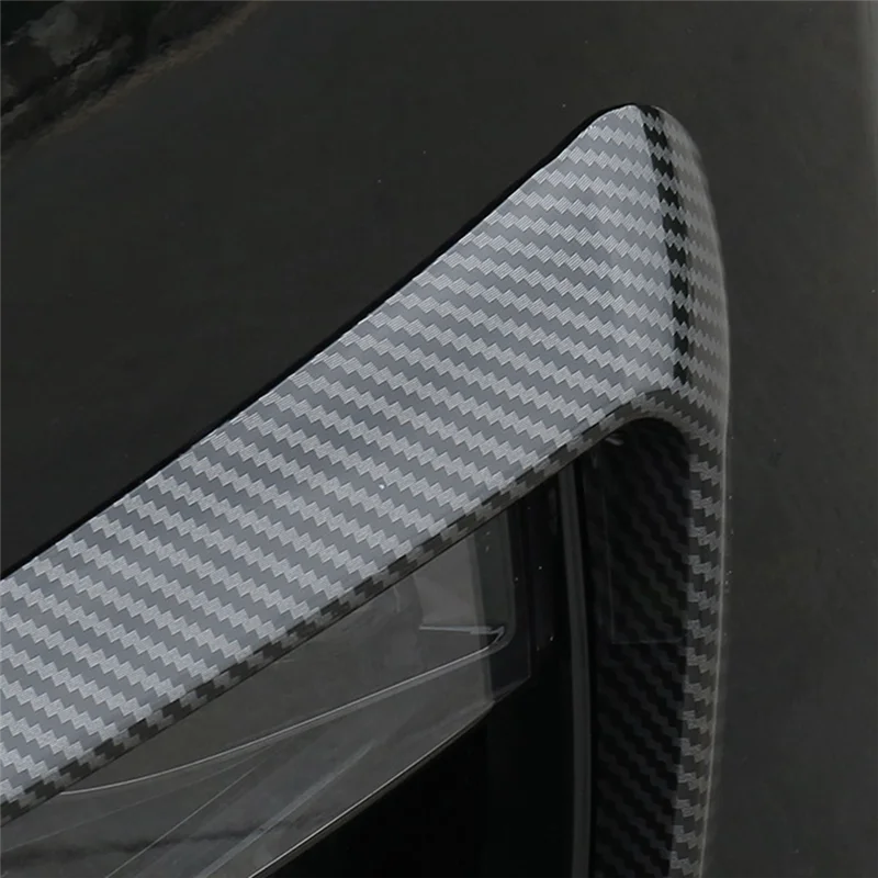

For Tesla Model 3 Model Y Front Fog Light Cover Spoiler Wind Knife Surround Deflector Accessories