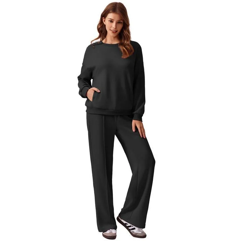 

Women's Casual Long Suit Set Fashionable Summer Outfit Comfortable Breathable Material Stylish Versatile Look for Various Occ...