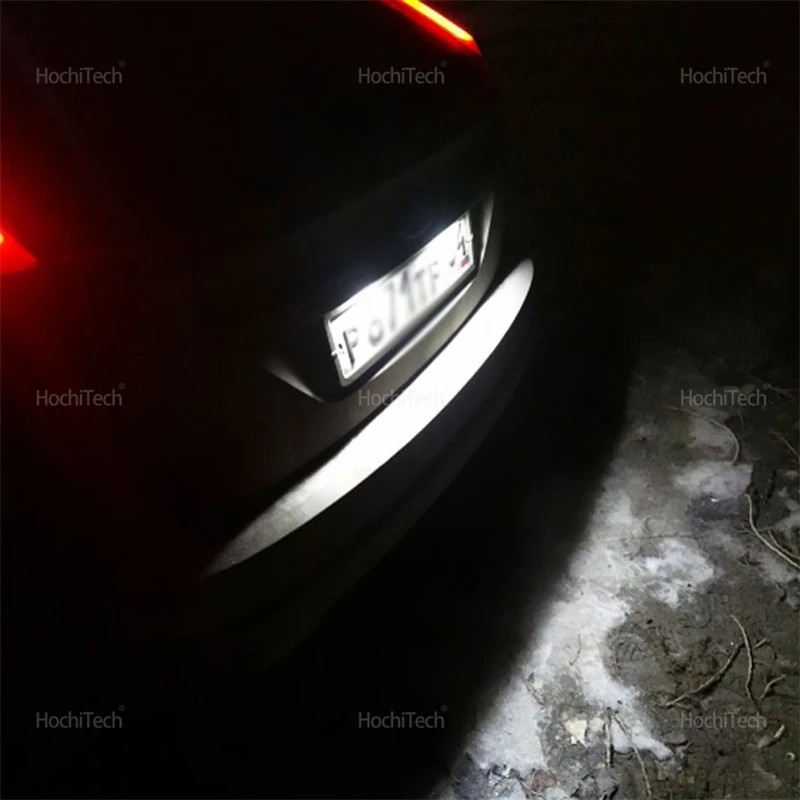 2pcs LED License Plate Light Canbus Number Lamp No Error for Ford Mondeo MK2 1996-2000 for Fiesta MK5 2001-2008 Fusion 2001-11 view 3