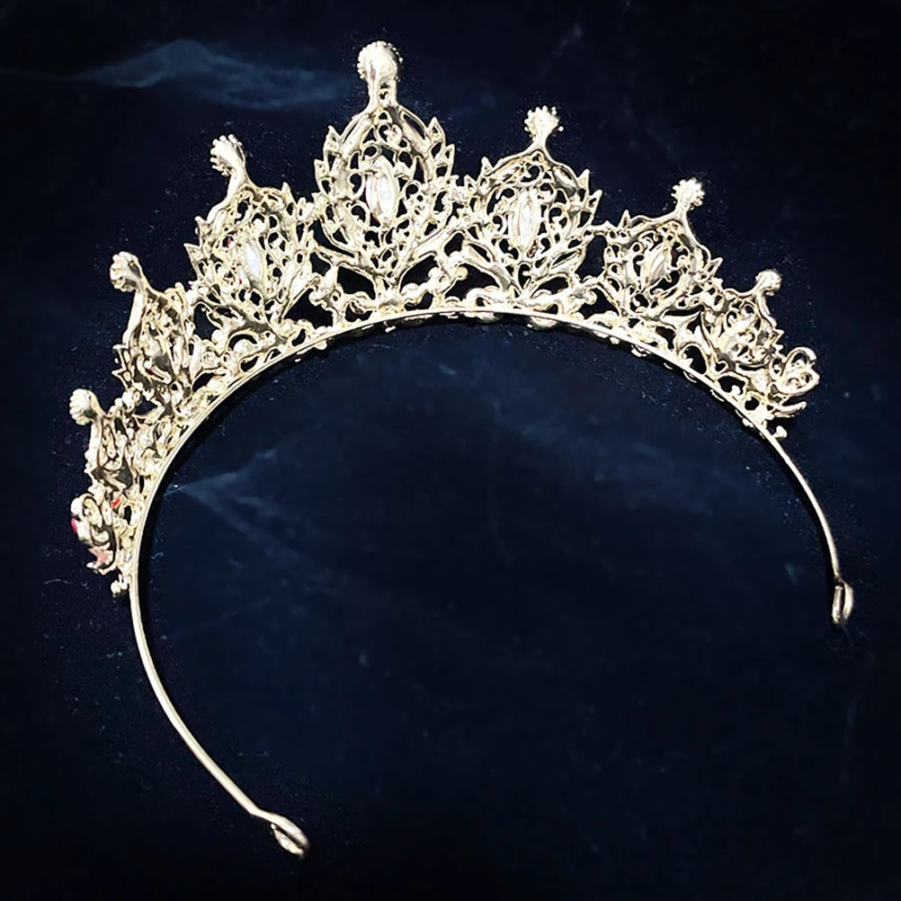 

Crystal Crown Hair Accessories Bridal Tiara Rhinestone Wedding Headband Ladies Zinc Alloy Party Crown Tiaras For Women