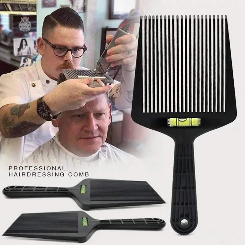 Men Flat Top Guide Comb Haircut Clipper Comb Barber Shop Hairstyle Tool Hair Cutting Tool Professional Hair Comb Styling Tools