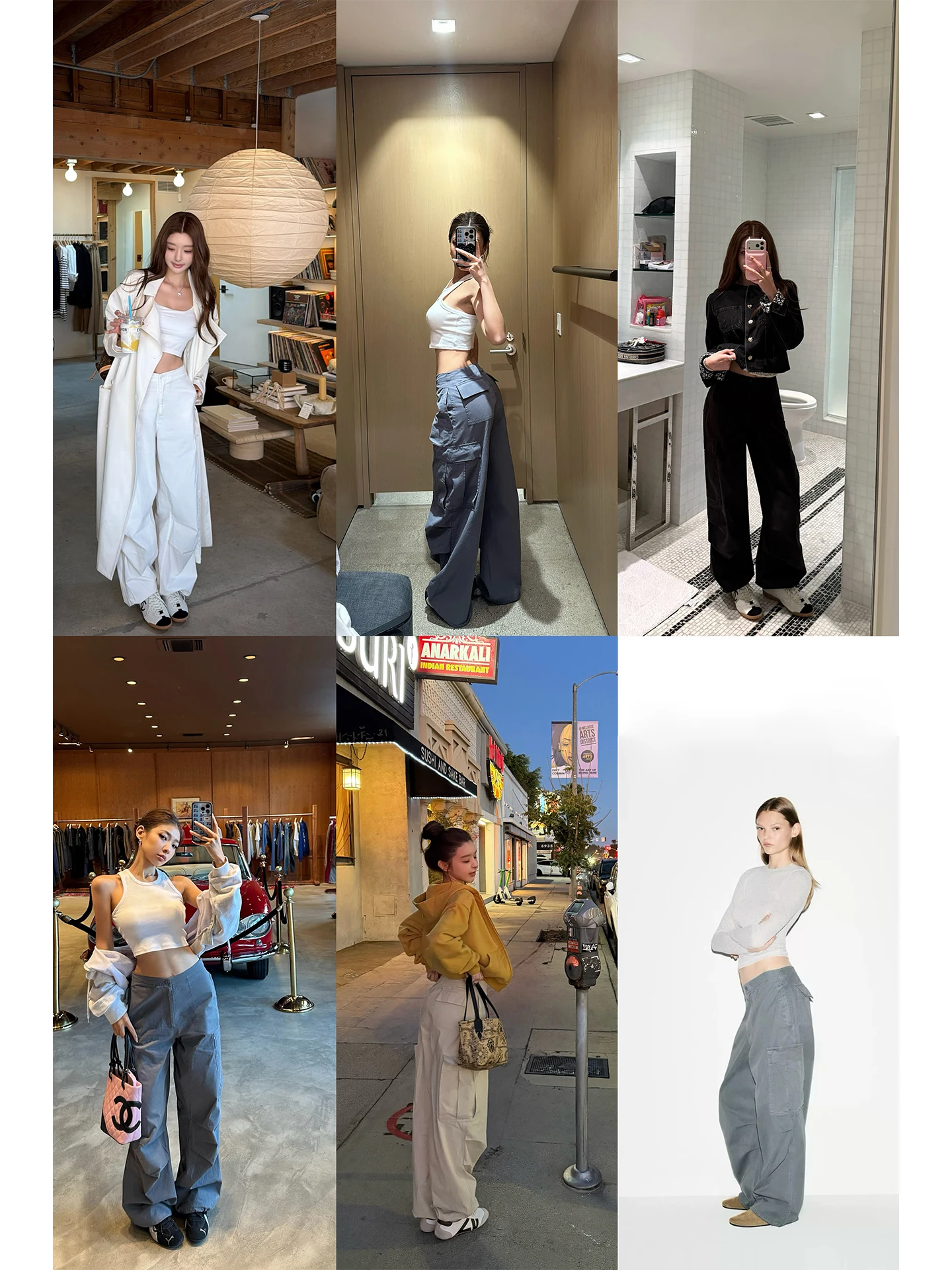 

Good Morning Fan Fan Cali Street Loose And Structured Work Pants Casual Lazy Aosphere Cotton Feel Multiple kets Leisure ...