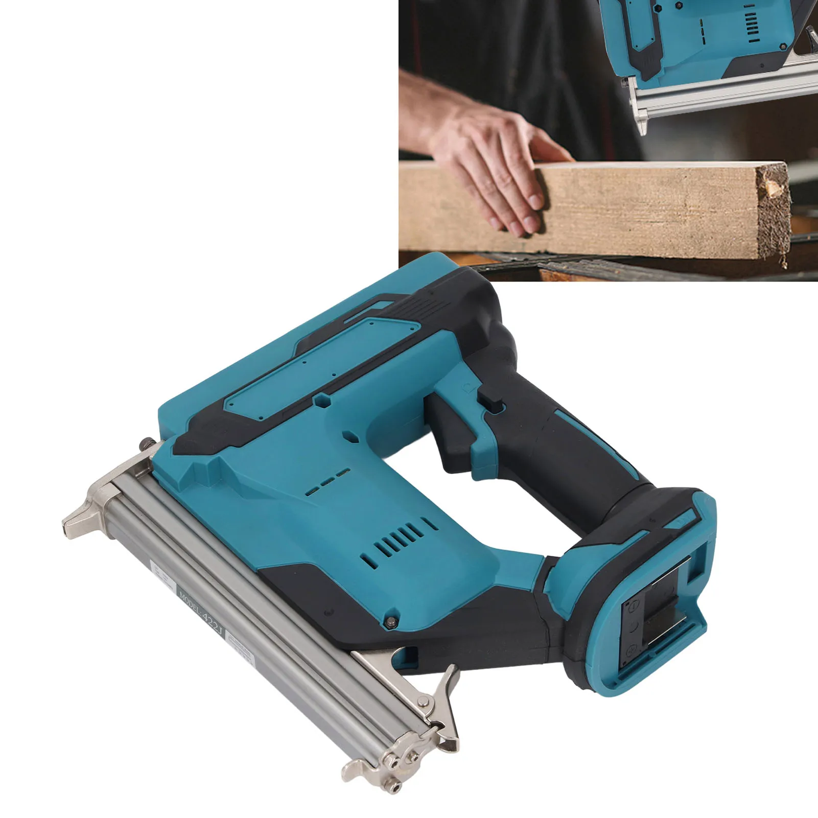 Cordless Brad Nailer Electric Portable Rechargeable Nail Gun Household Woodworking Tool 422J Portable Cordless Brad Nailer
