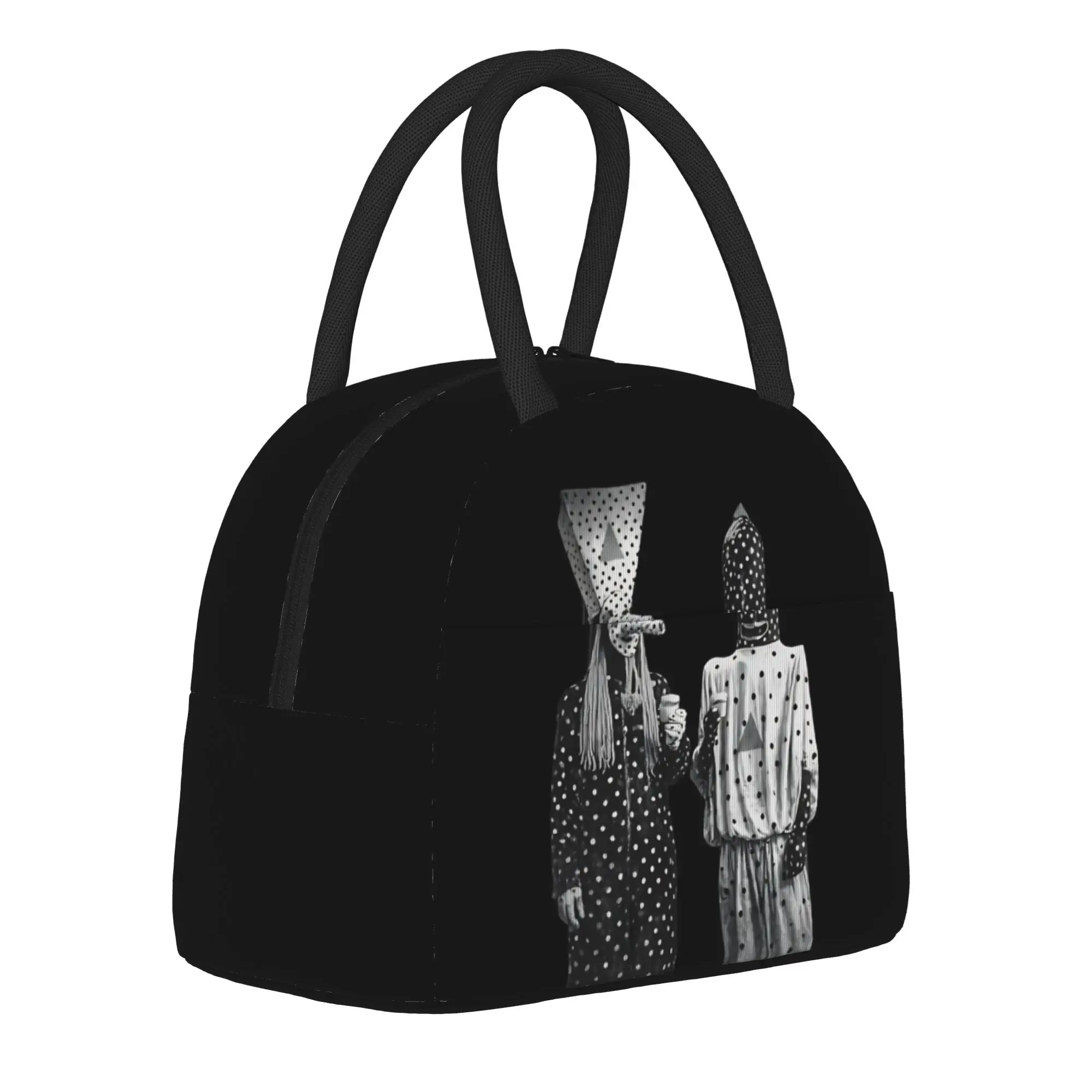 Angine de Poitrine Band  Insulated Lunch Bags Cooler Bag Reusable,Meal Container  Leakproof Tote Lunch Box Food Storage Bags