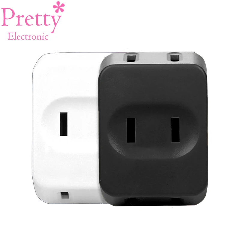 

New US Mini Outlet Power Converter Charger Wall Socket Adapter Travel Splitter Converter Socket One To Three Power Conversion