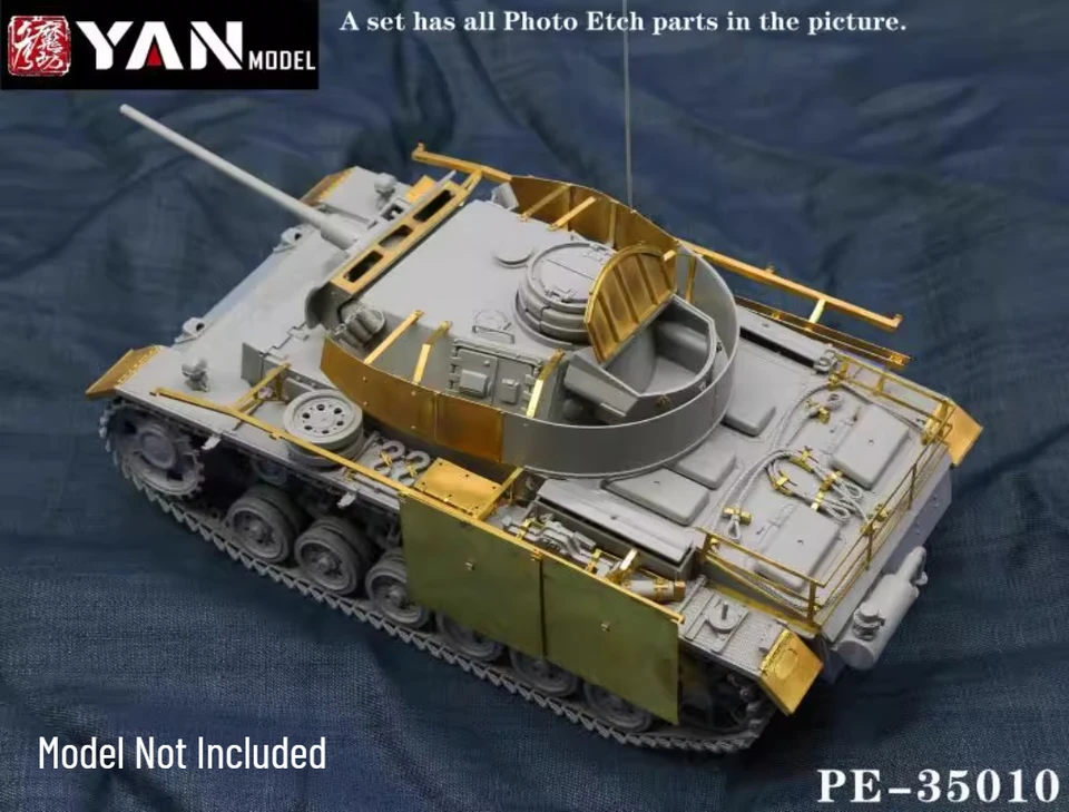 1/35 Pz.Kpfw.III Ausf.M 金属エッチングパーツ PE35010