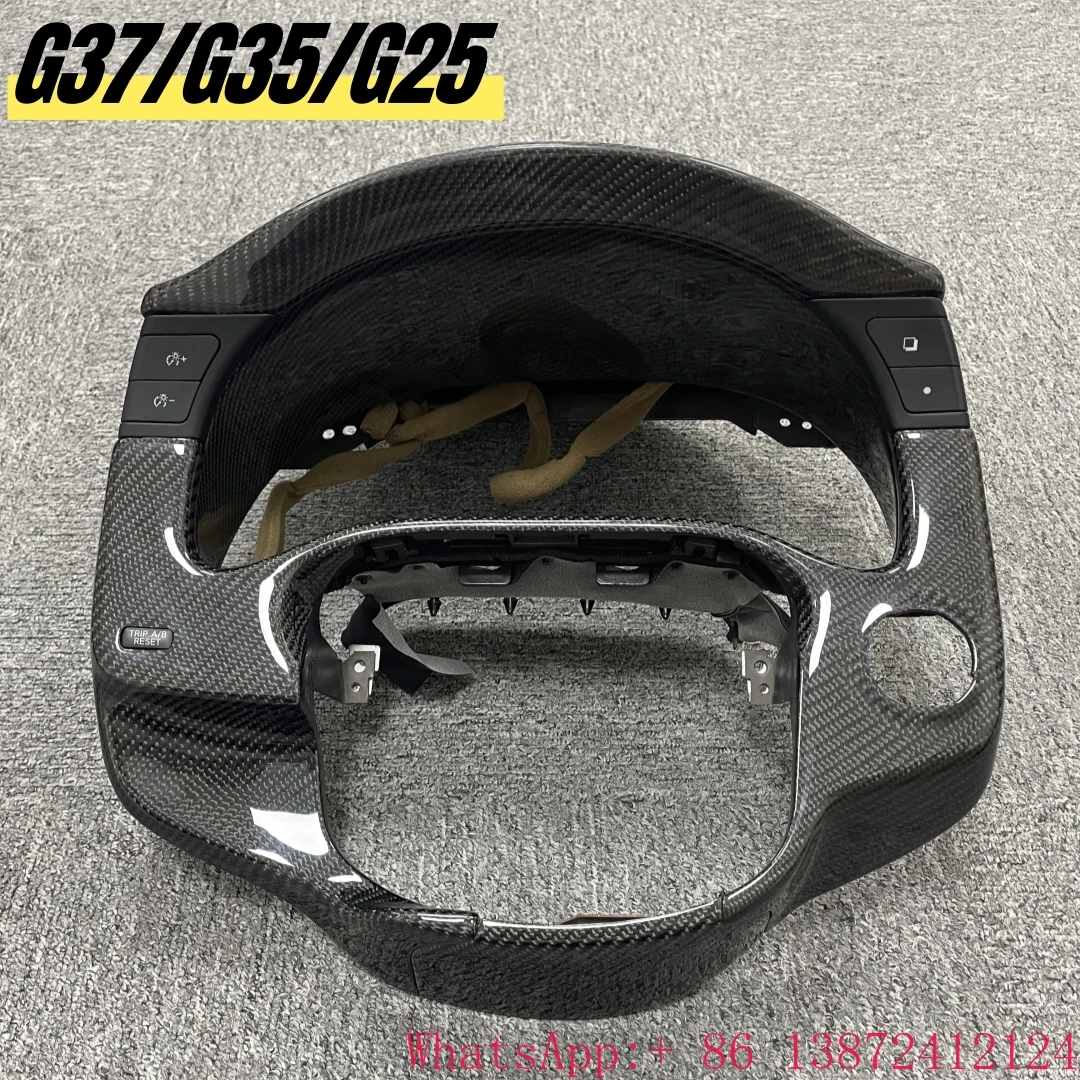 

Carbon Fiber Dashboard Frame for Infiniti G37 coupe&sedan G35 sedan G25 Interior Trim Left hand drive