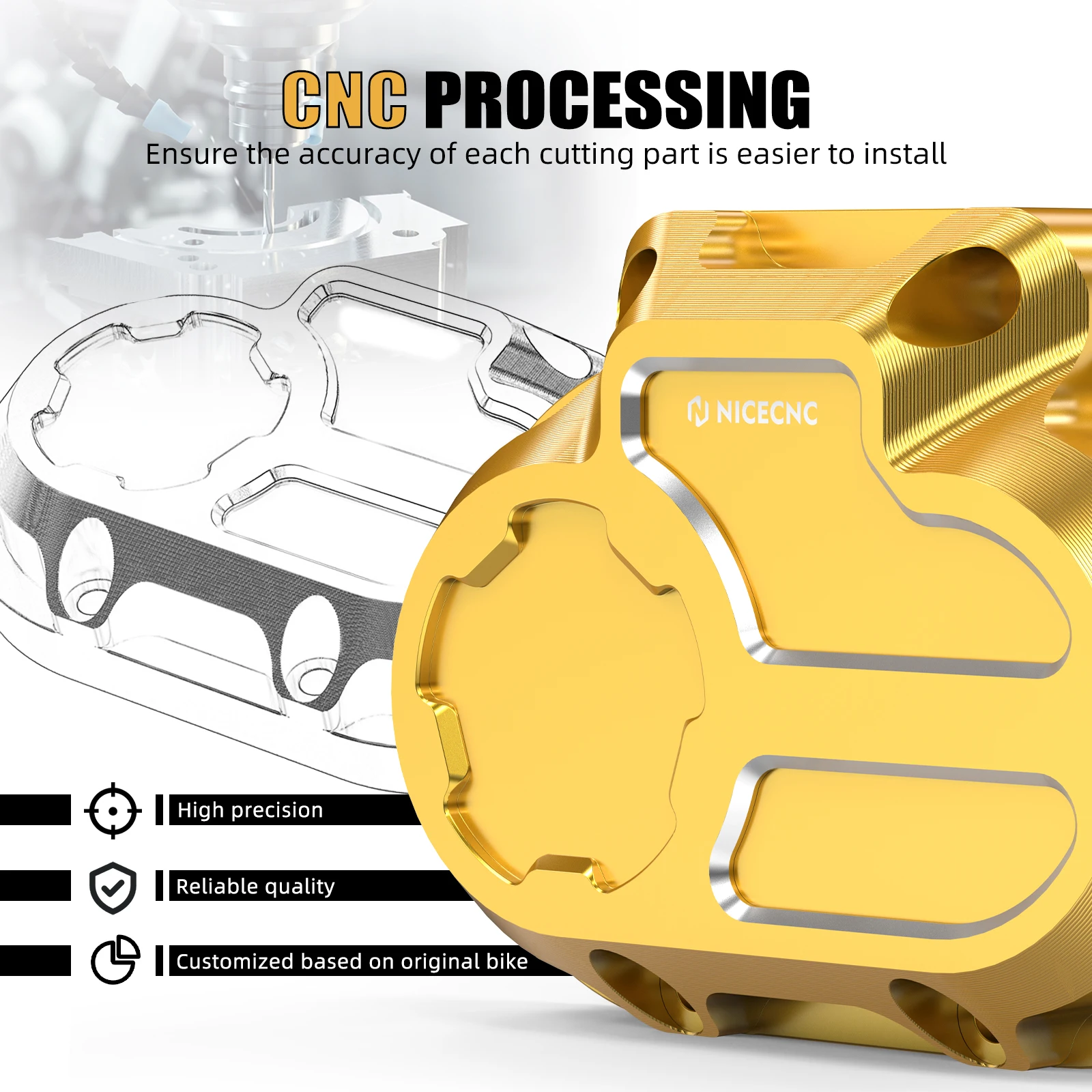 Motorcycle Transmission Side Cover for Harley Road King/Classic 07-16 Road Glide Street Glide Classic Road King Shrine SE 07-13 view 4
