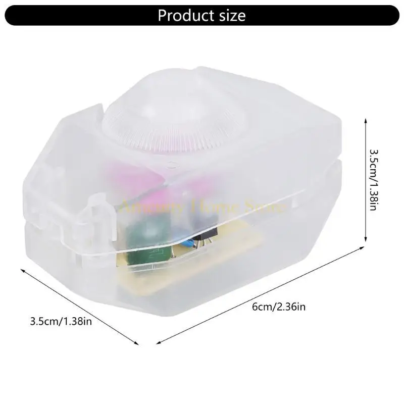 مفاتيح F26C 2PCS Dimmer Dimmer مفاتيح مقبض التثبيت سهلة لتعديل الضوء السلس #6