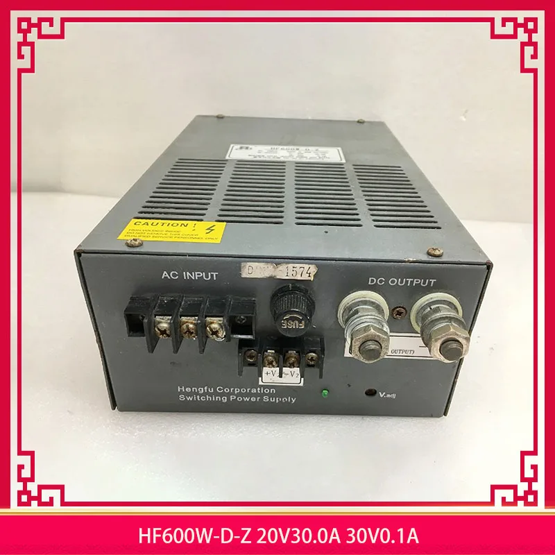 HF600W-D-Z 20V30.0A 30V0.1A Industrial Medical Equipment Switching Power Supply Perfect Tested