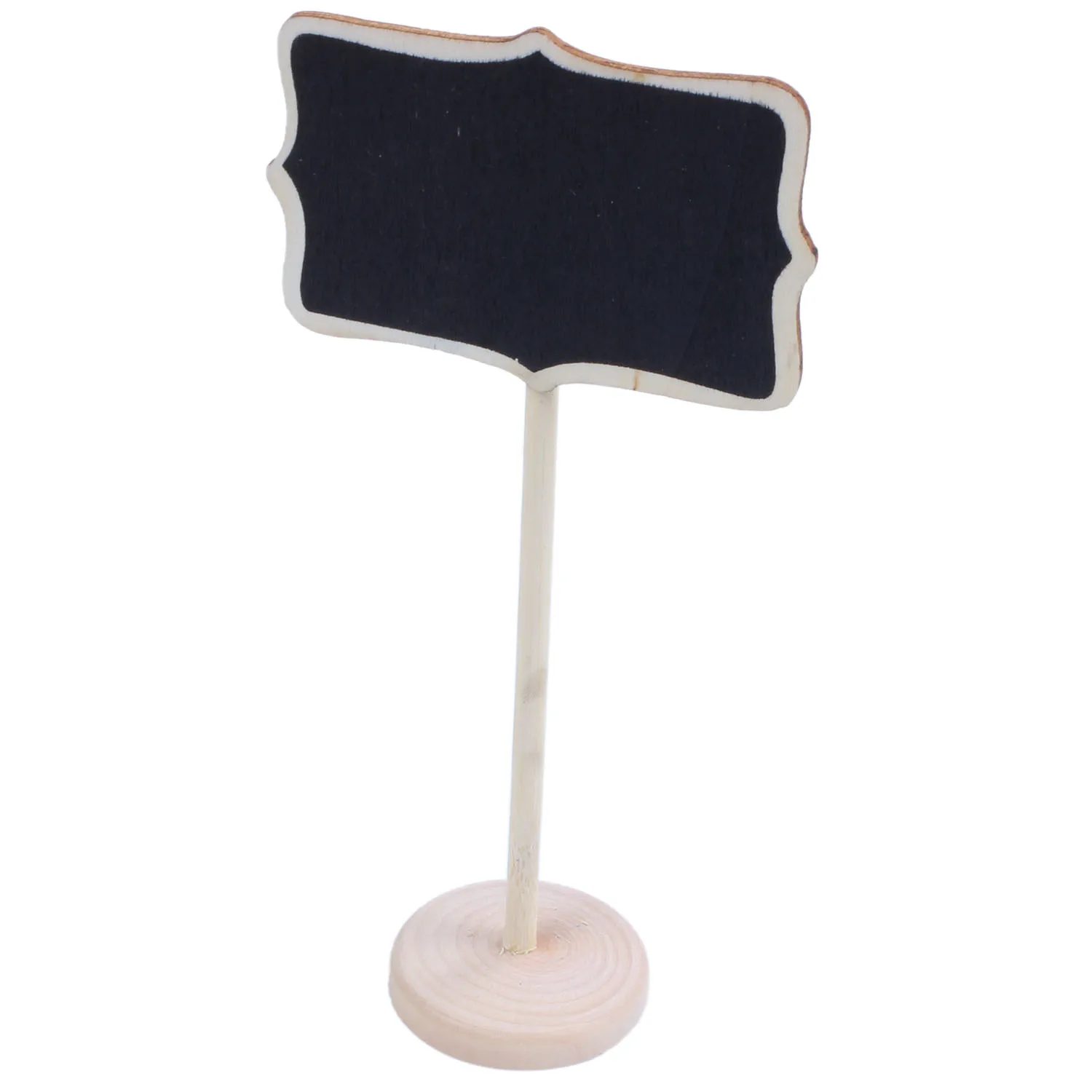 MINI Small Blackboard Chalkboard Wooden Message Board Holder with stand for