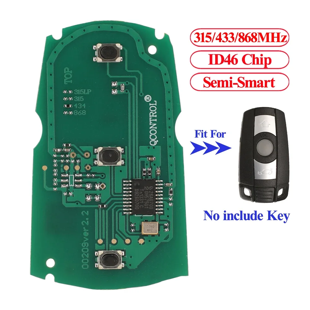 Sunshine For BMW CAS3 X5 X6 Z4 1/3/5/7 Series CAS3 System Remote Smart Key Circuit Board 315Mhz/434Mhz/868Mhz PCF7953 Chip Fob