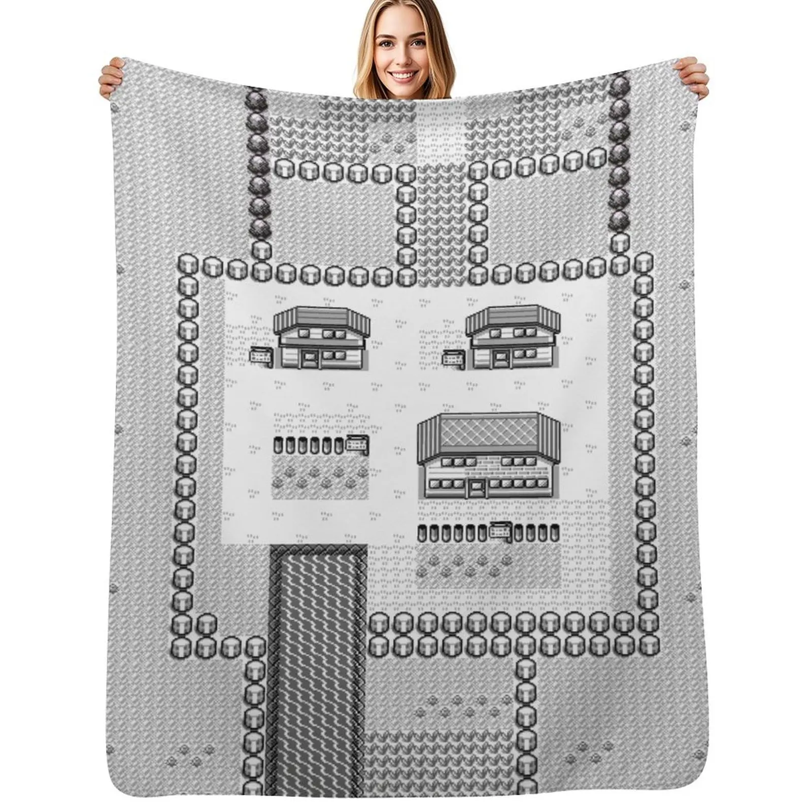Dreams of Pallet Town (Nostalgia) Throw Blanket anime Flannel Fabric christmas decoration sofa bed Polar Travel Blankets
