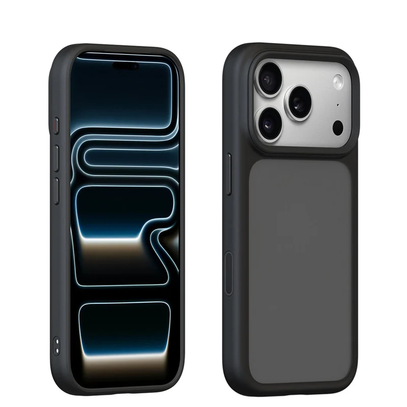 Luxury Matte Translucent Hard Armor Case For iPhone 17Pro 18Pro Max 17Pro Max AI Touch Camera Button Lens Protection Back Cover