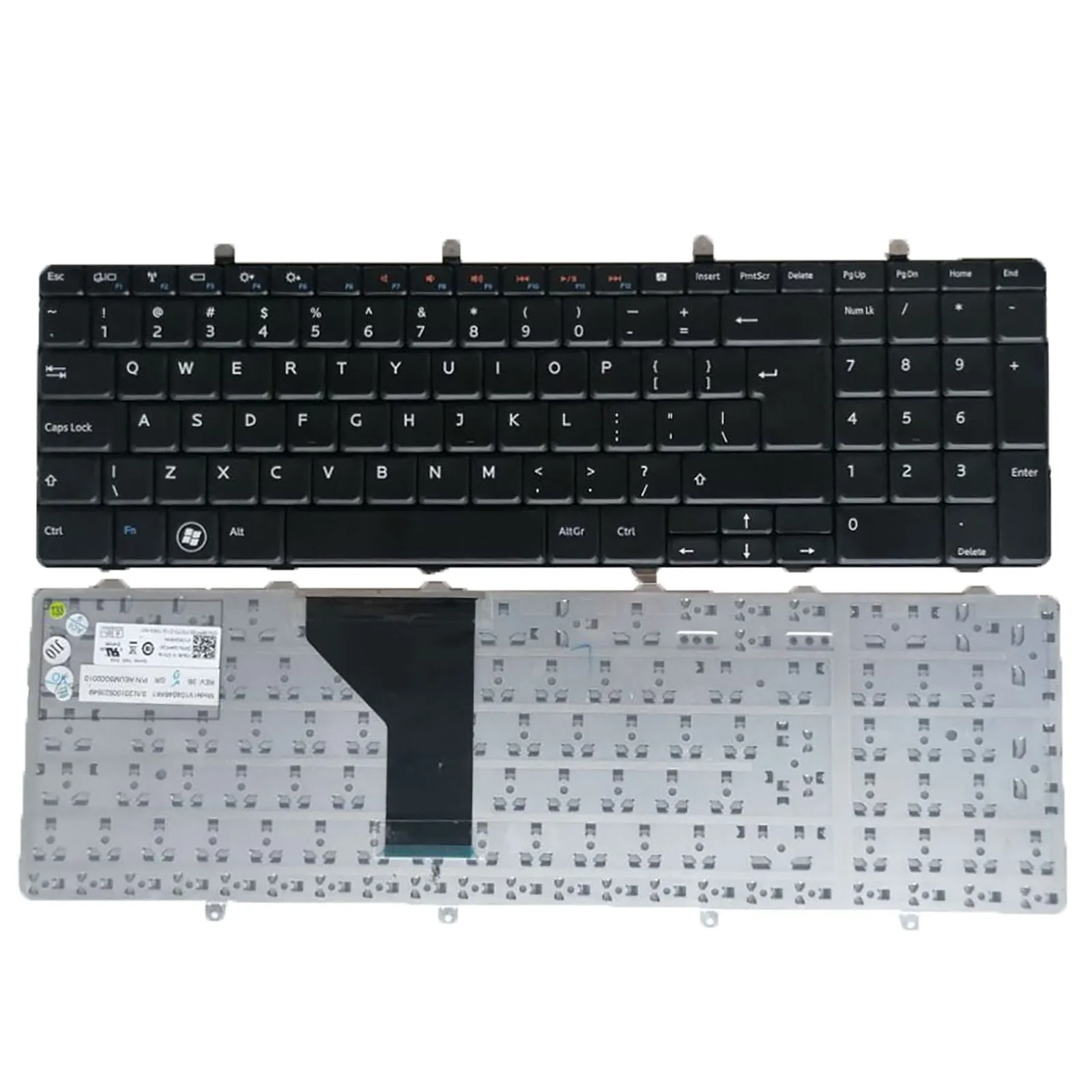 

UI NEW Genuine Dell Inspiron 1764 US ENGLISH Laptop Keyboard - 0F96GK