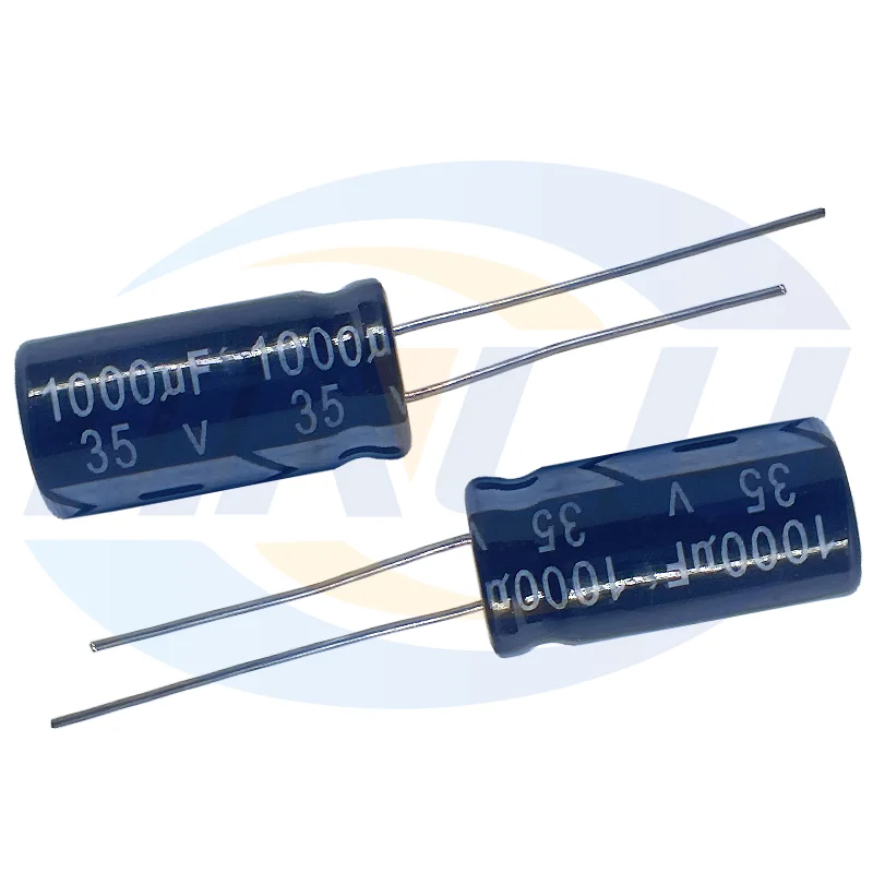 10pcs 35V1000uf 10x20mm Aluminum Electrolytic Capacitor 1000uf35v 35v 1000uf 35wv 1000mf 35vdc 1000FD 35v1000mf 1000mf35v