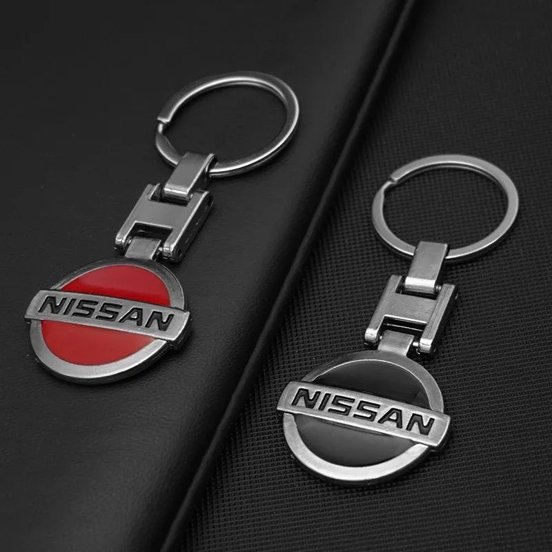 3D Alloy Car Styling Keychain Key Rings Pendants Accessories For Nissan Qashqai Nismo Tiida Teana Skyline Juke X-trail Almera