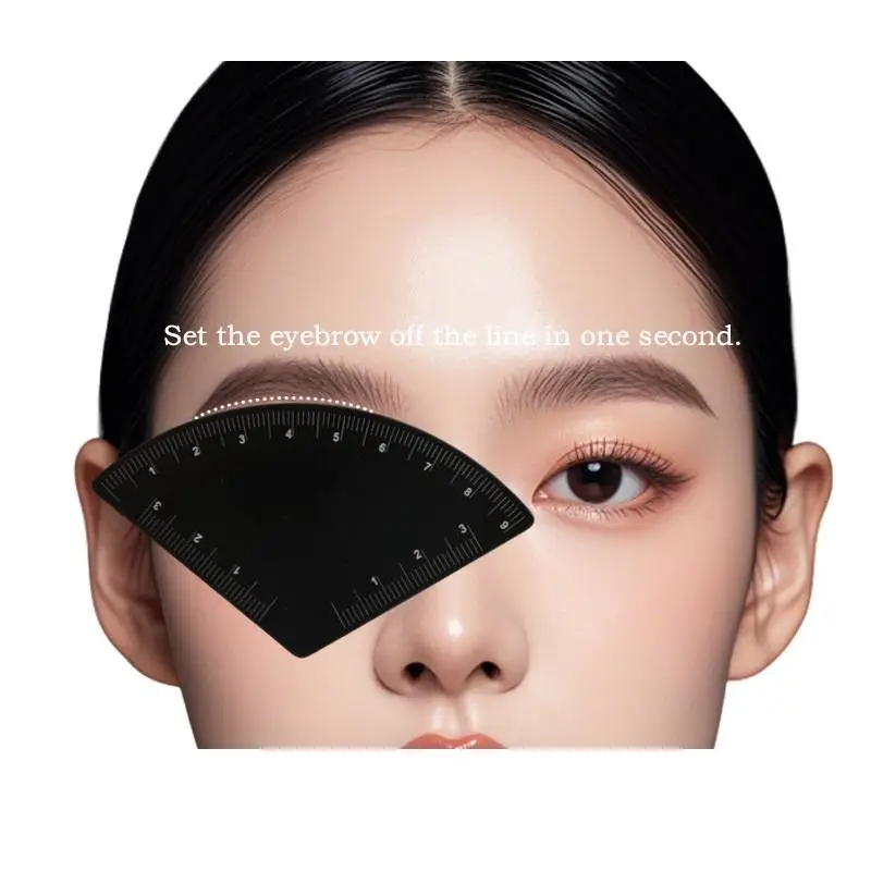 Desenho rápido sobrancelha design régua microblading ferramenta de mapeamento moldar maquiagem permanente desenho guia régua tatuagem suprimentos reutilização