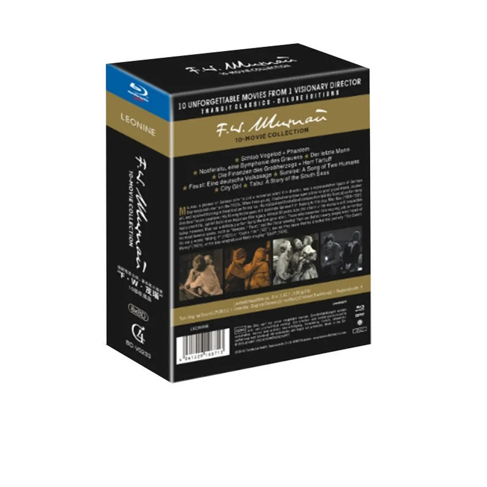 BD Blu-ray High-Definition Movie Silent Film Director F.W. Murnau 8-Disc Box Set