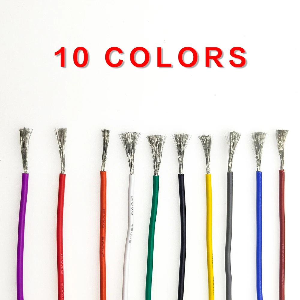 Color boxed combination 1007 wire 16AWG 18AWG 20AWG 22AWG 24AWG 26AWG 28AWG 30AWG PVC electronic wire
