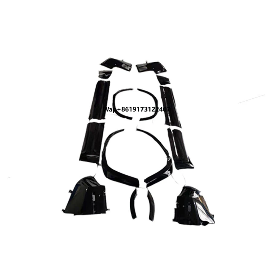 

Premium PP Material RR Style Body Kit Car Front Bumper Rear Bumper & Grille Set