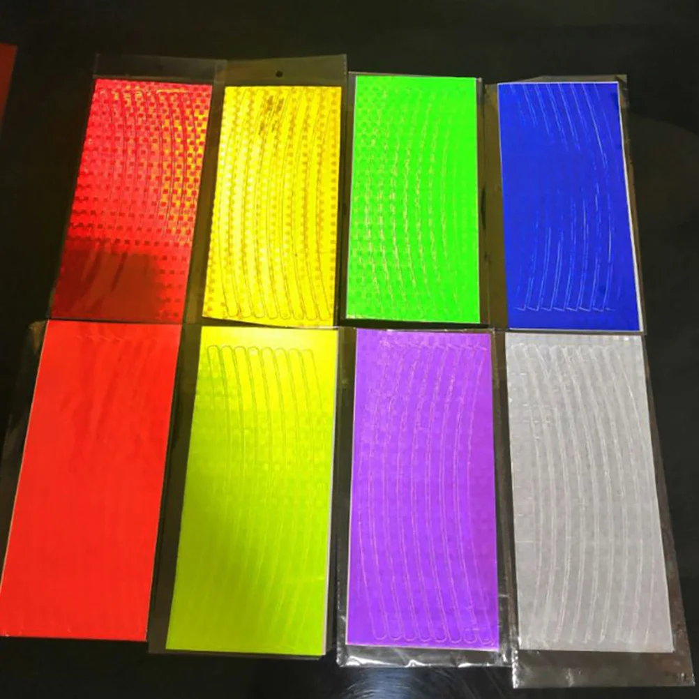 

18Pcs Glow in The Dark Bike Rim Stickers Waterproof Reflective Tape Car Motorcycle Decoration