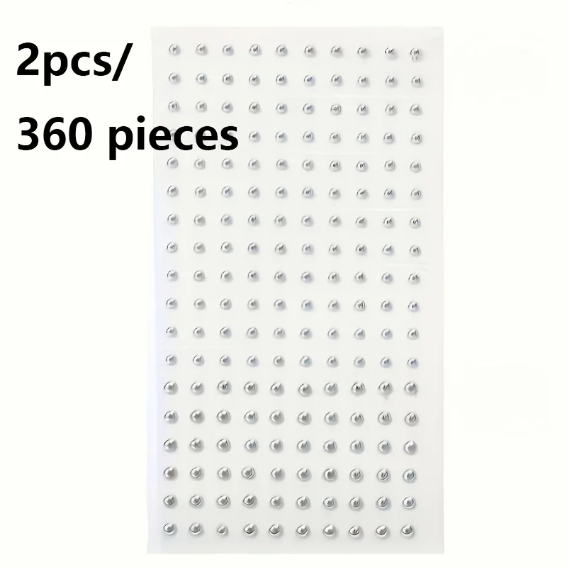 2item/360No-drill face stickers, self-adhesive lip and nose stud stickers, eyebrow stud stickers, and facial decoration stickers