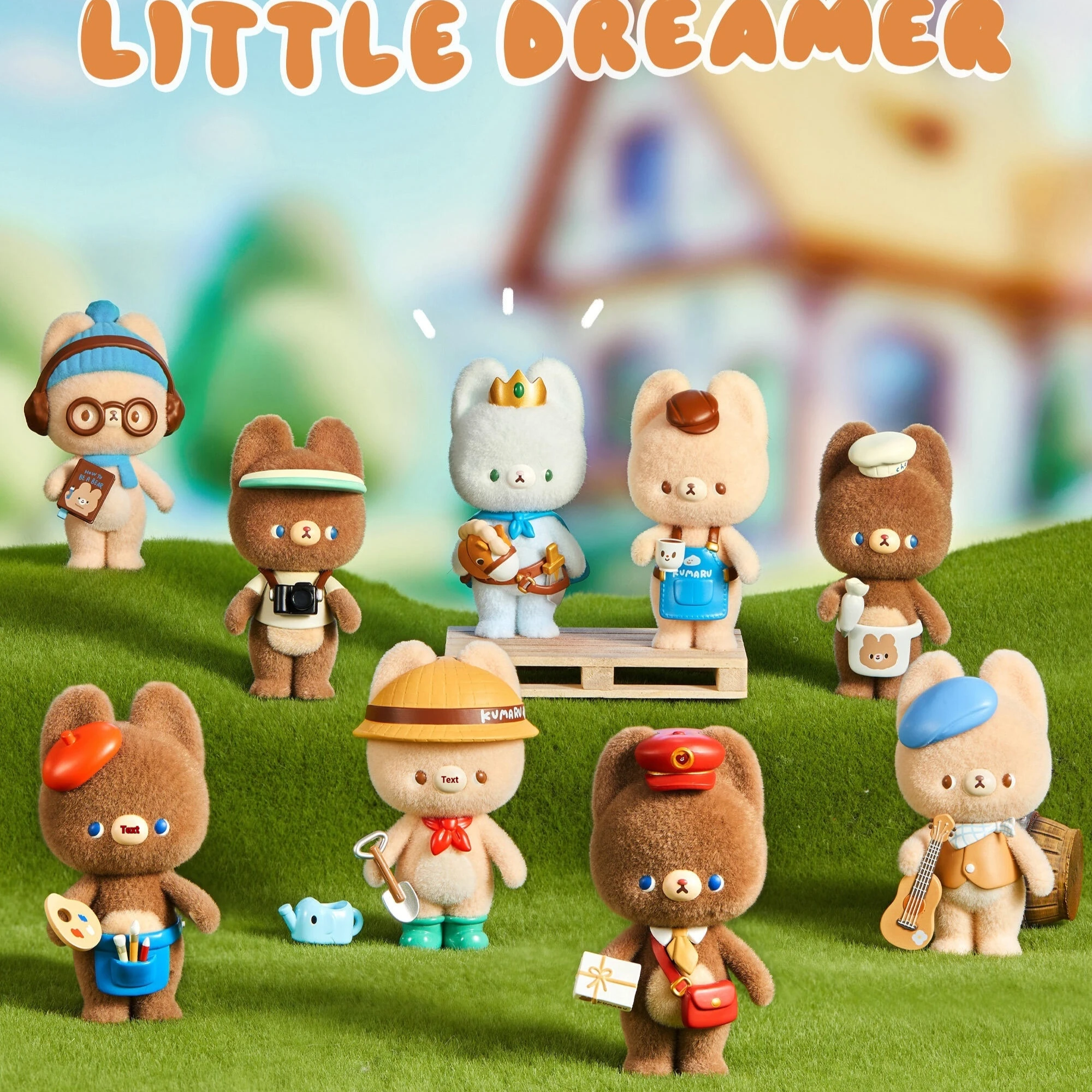 

Kumaru Little Dreamers Series Blind Box Kawaii Mini Figures Collectible Toys for Desk Decor Trendy Collectibles Halloween Gift