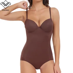 Women's Underwear Female Body Tightening Waist Trainer Abdomen Control Lingerie Brown Body Shaper Bodysuit 3XL