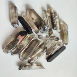 Natural Smoky Quartz Crystal Stone Lemurian Stone Energy Healing Reiki Specimen Mineral Irregular Beads Home Decoration Stone