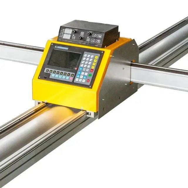 Máquina de corte CNC de plasma fino tipo pórtico de alta precisão para metal, aço inoxidável, máquina de corte de plasma CNC chinesa barata