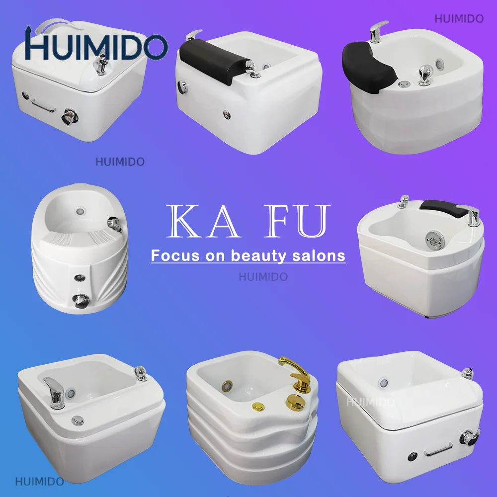 Luxury Massage Foot Bath Basin Electric Spa Footbath Basin with Surging Pump & Shower Head - Relaxation Detoxification Foot Bath