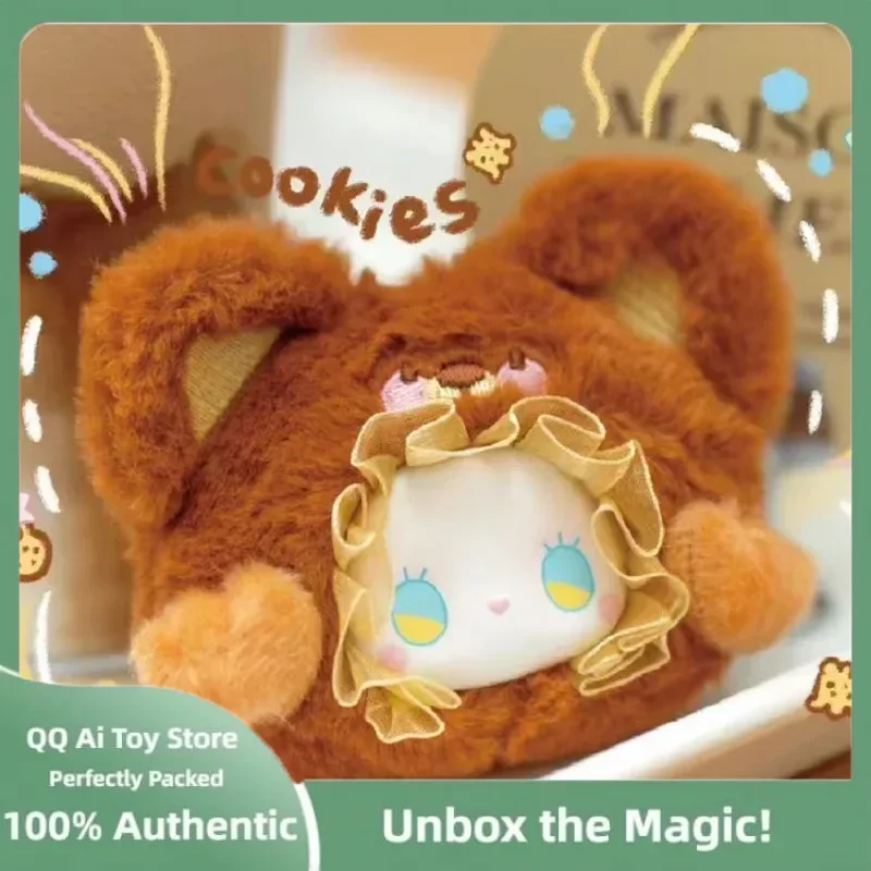 

Genuine Emma Animal Tea Party Serie Vinyl Plush Blind Box Cartoon Cute Trend Doll Pendant Keychain Toy Mystery Gift Surprise Box