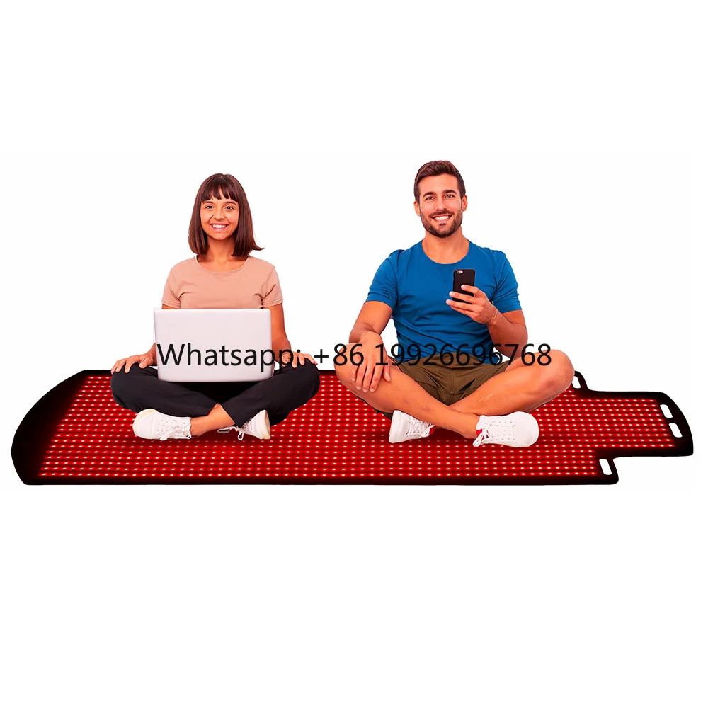 

Большой размер, индивидуальная ткань для ухода за кожей, 1:2 660 нм, 850 нм, полный массаж, красота, йога, спа, одеяло, инфракрасный коврик для терапии красным светом