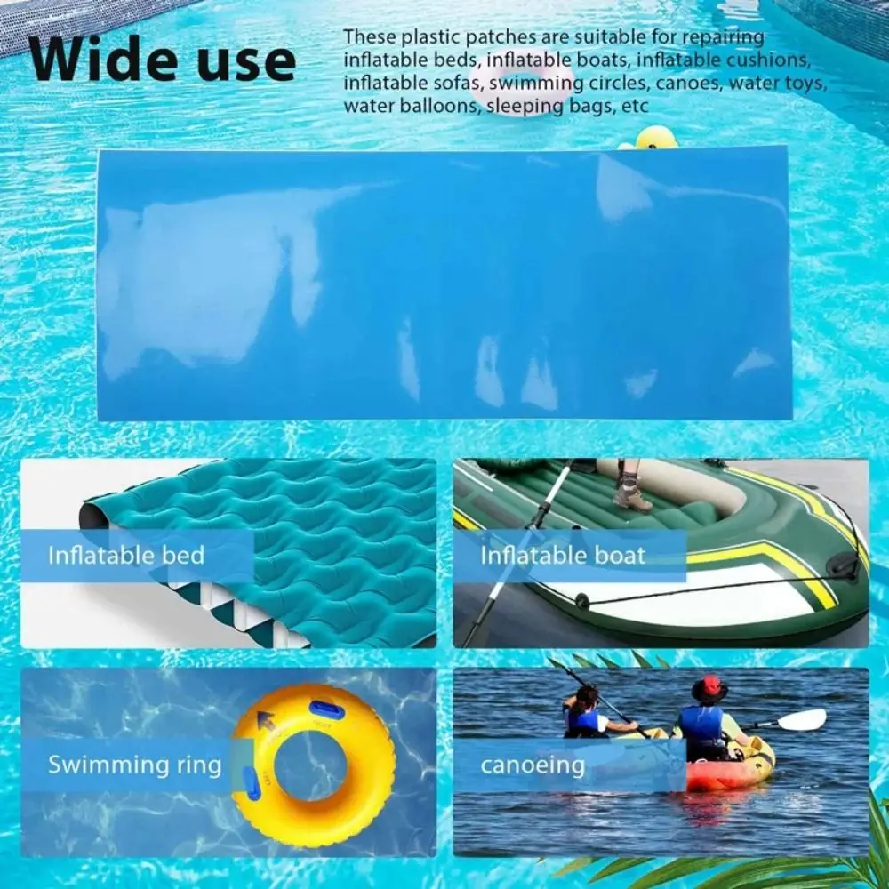 10Pcs New Underwater Repair Pool Repair Patches For Swimming Pool Multifunctional Pool Repair Kit PVC Self-Adhesive Patch Glue