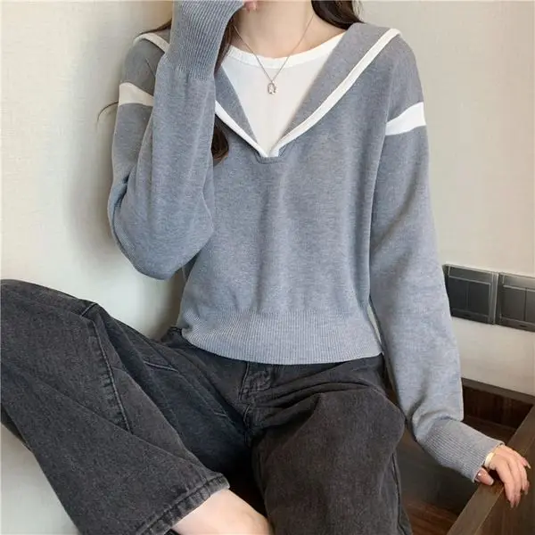 후드가 달린 면 후드티 폴레론 여성용 긴 소매 아트 스플라이스 브라운 옐로우 포켓 디자인 젠틀 걸 청록색 레이스 영